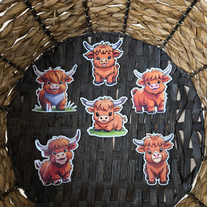 Highland Cow Sticker