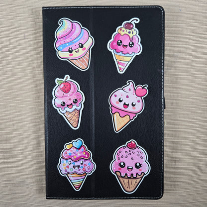 Adorable Ice Cream Cone Stickers