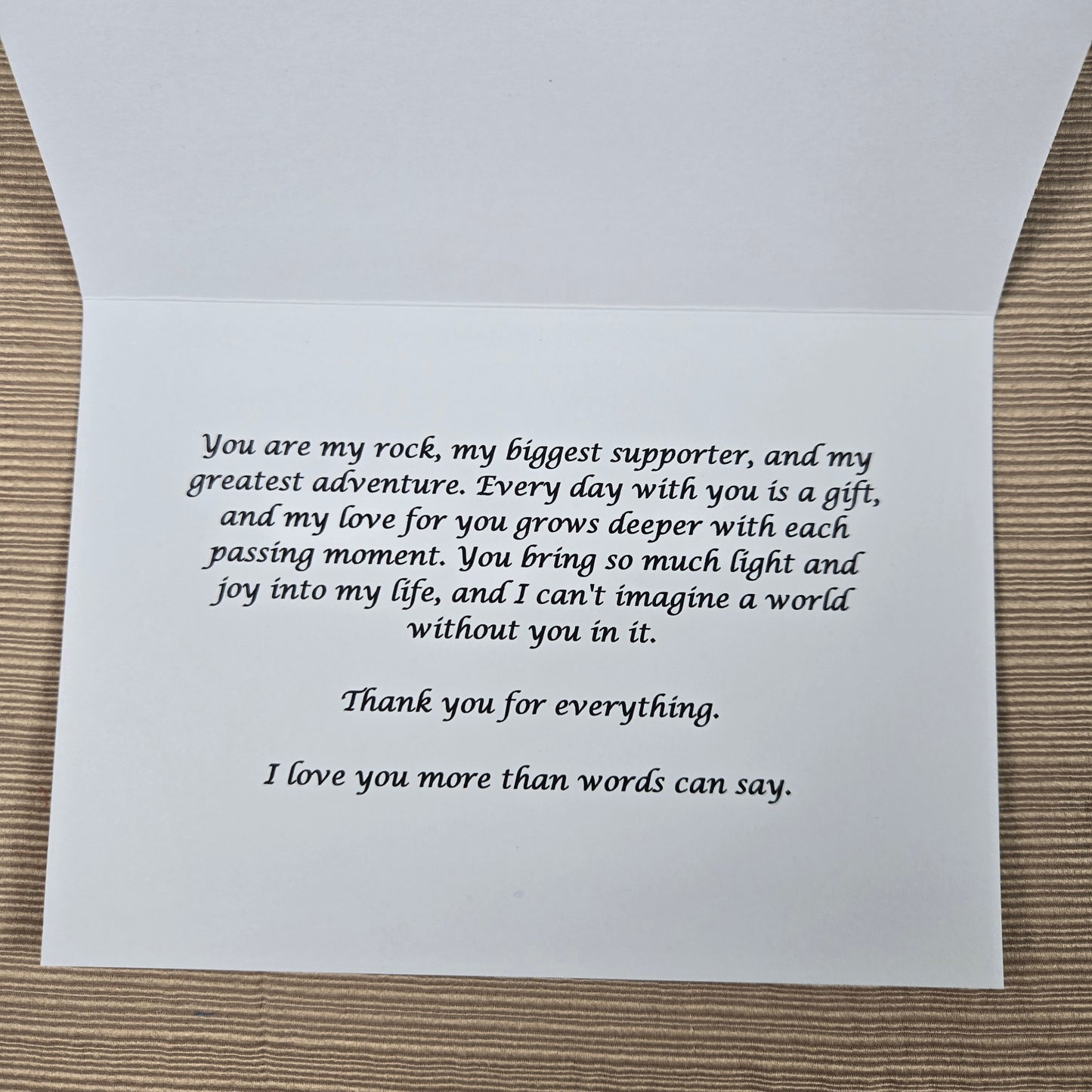 Beautiful I Love You Card