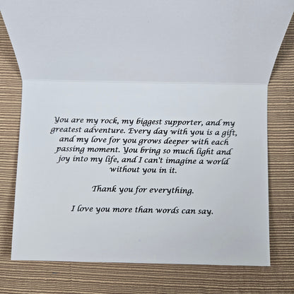 Beautiful I Love You Card