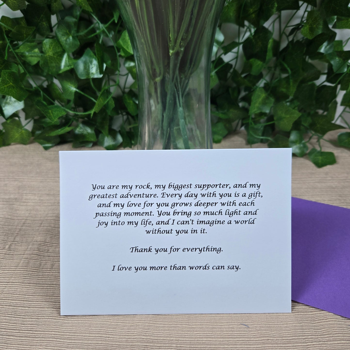 Beautiful I Love You Card