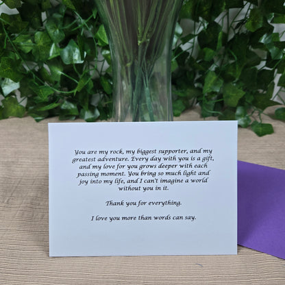 Beautiful I Love You Card