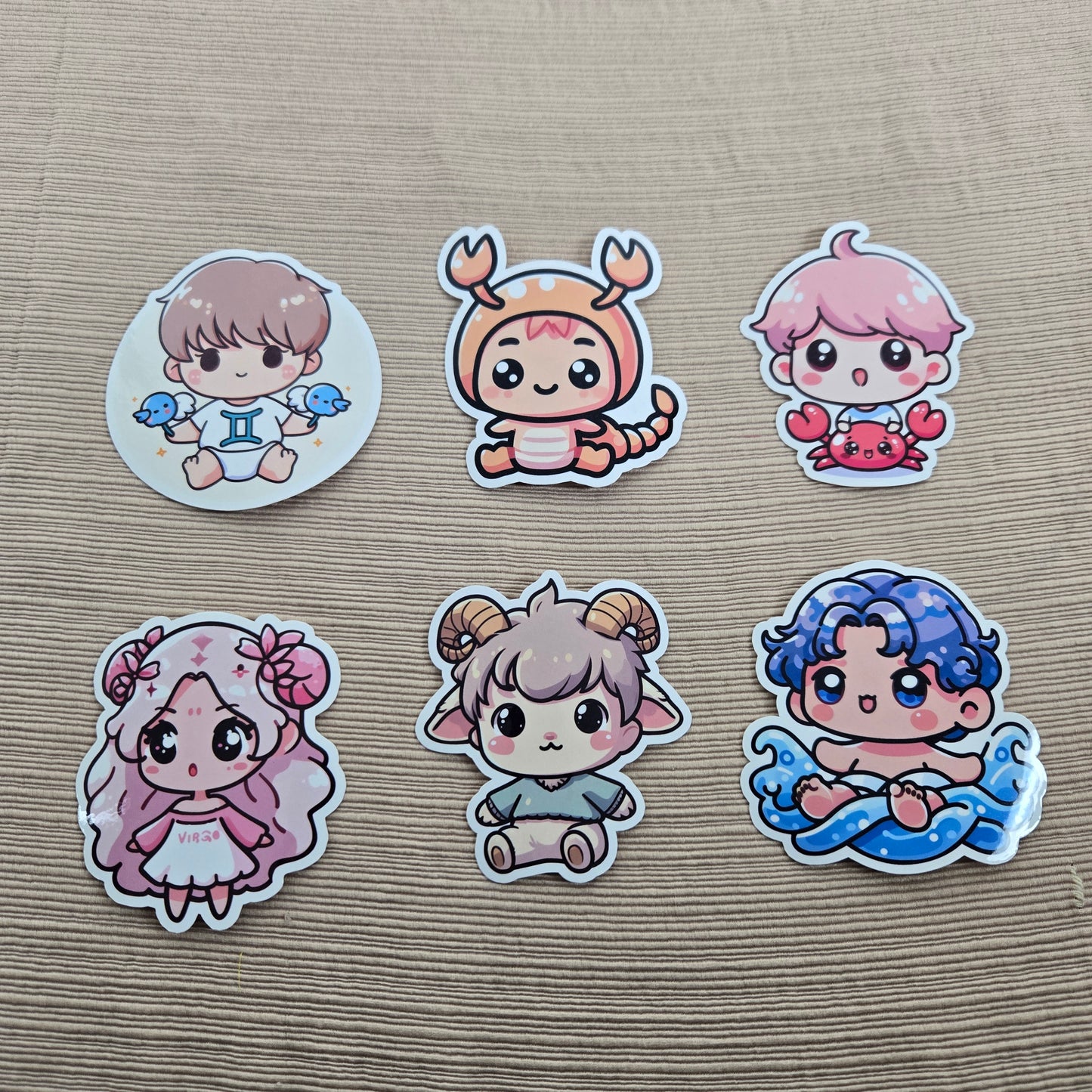 Cute Baby Kawaii Zodiac Stickers
