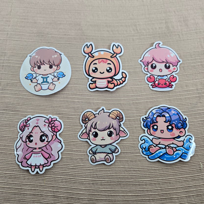 Cute Baby Kawaii Zodiac Stickers