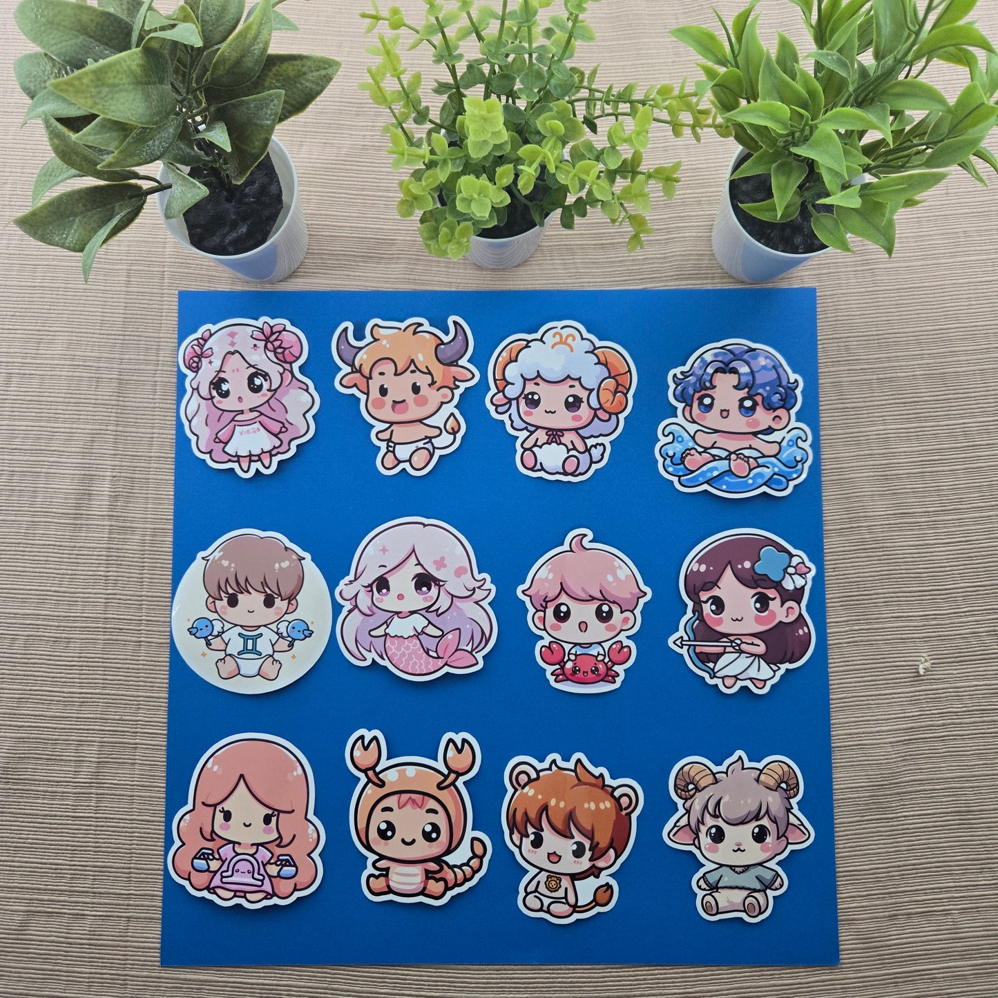 Cute Baby Kawaii Zodiac Stickers