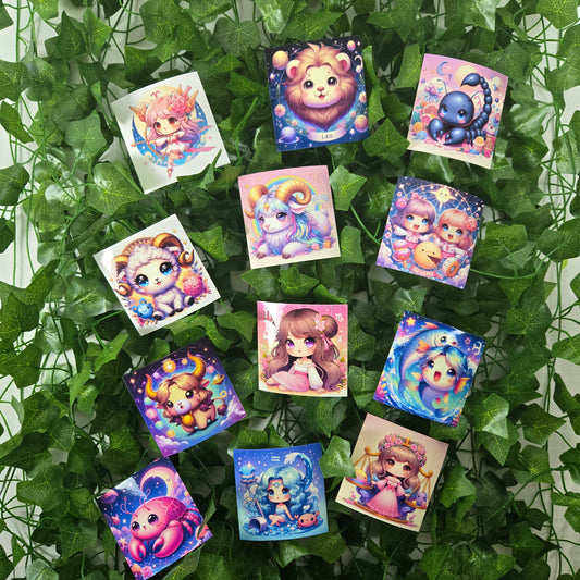 Kawaii Zodiac Stickers