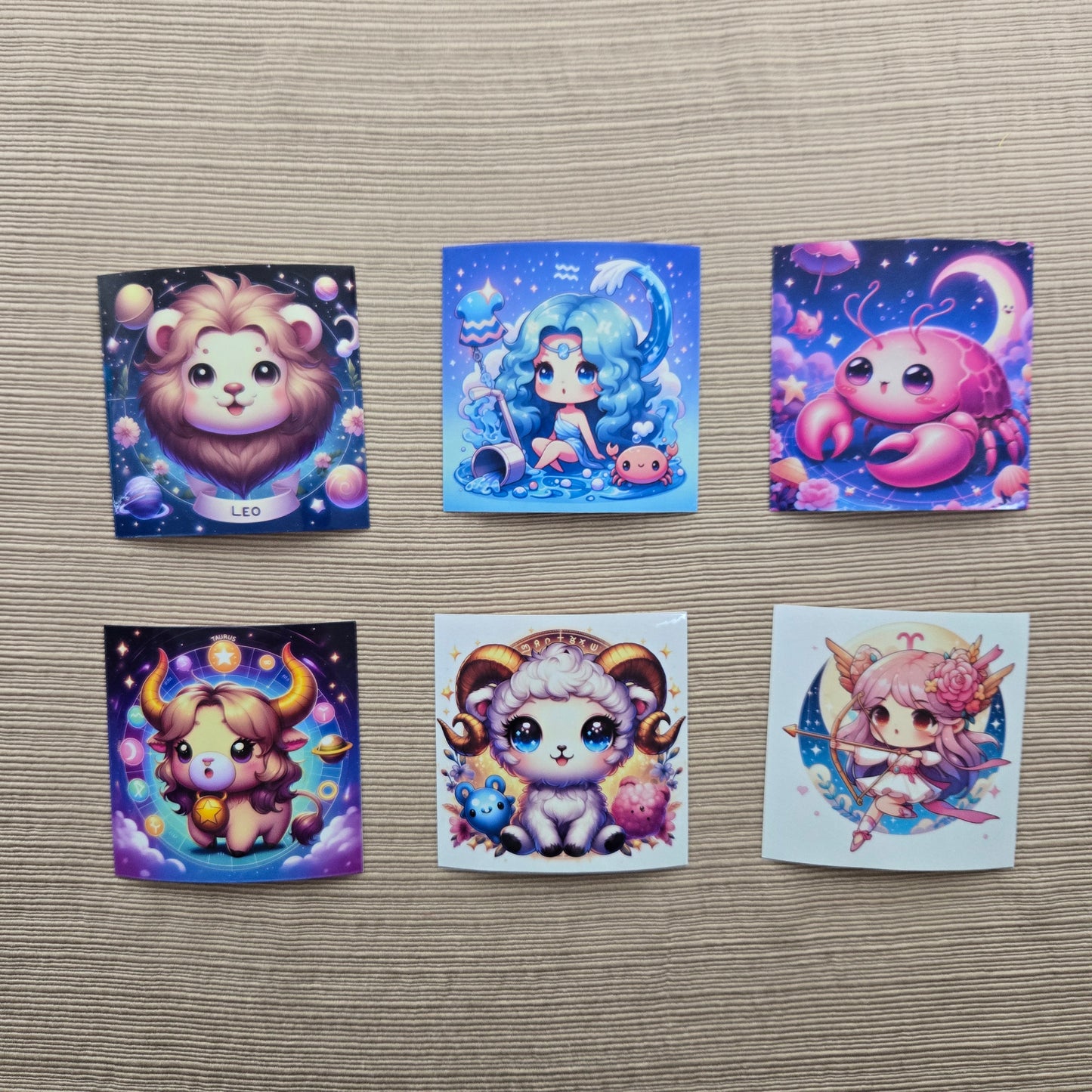 Kawaii Zodiac Stickers