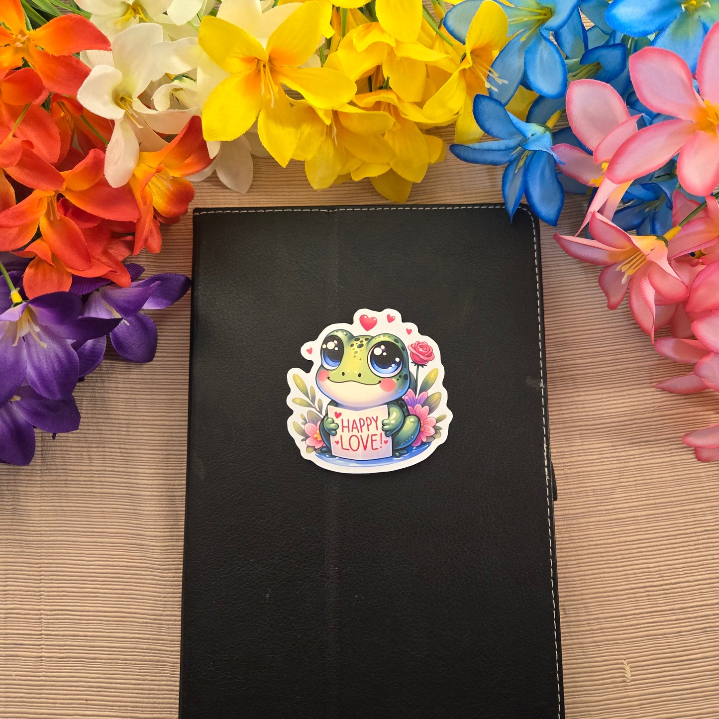 Adorable Love Frog Sticker