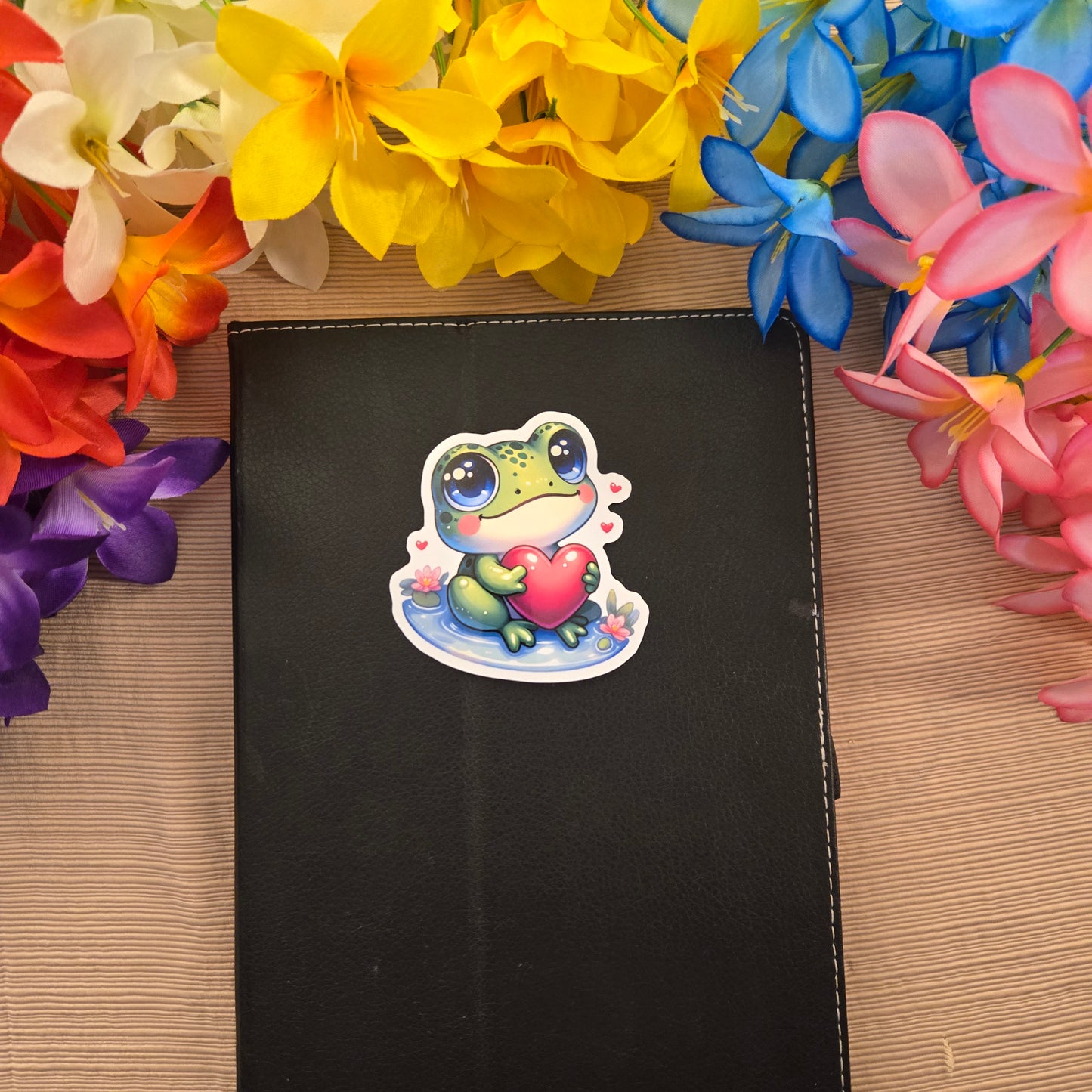 Adorable Love Frog Sticker