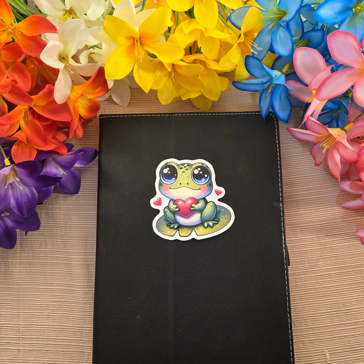 Adorable Love Frog Sticker