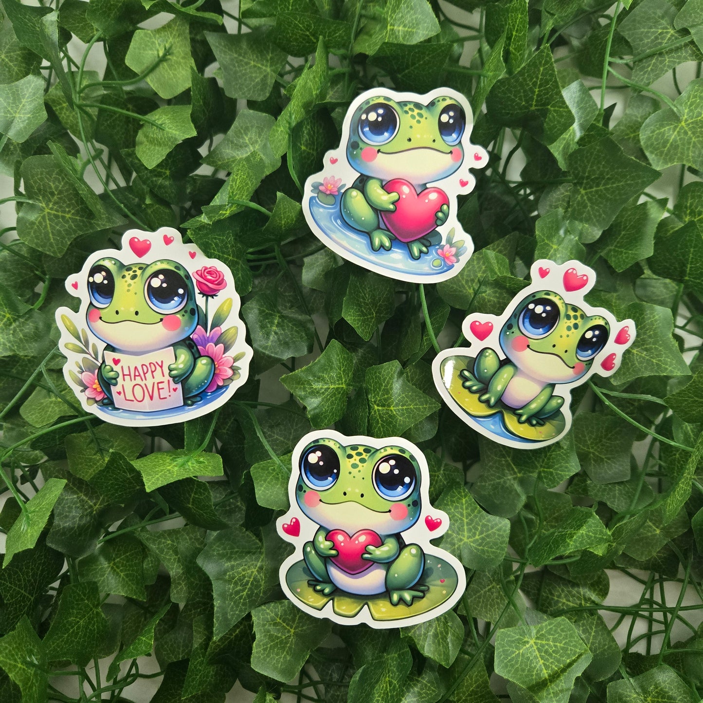Adorable Love Frog Sticker
