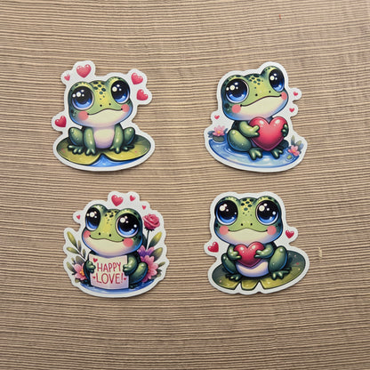Adorable Love Frog Sticker