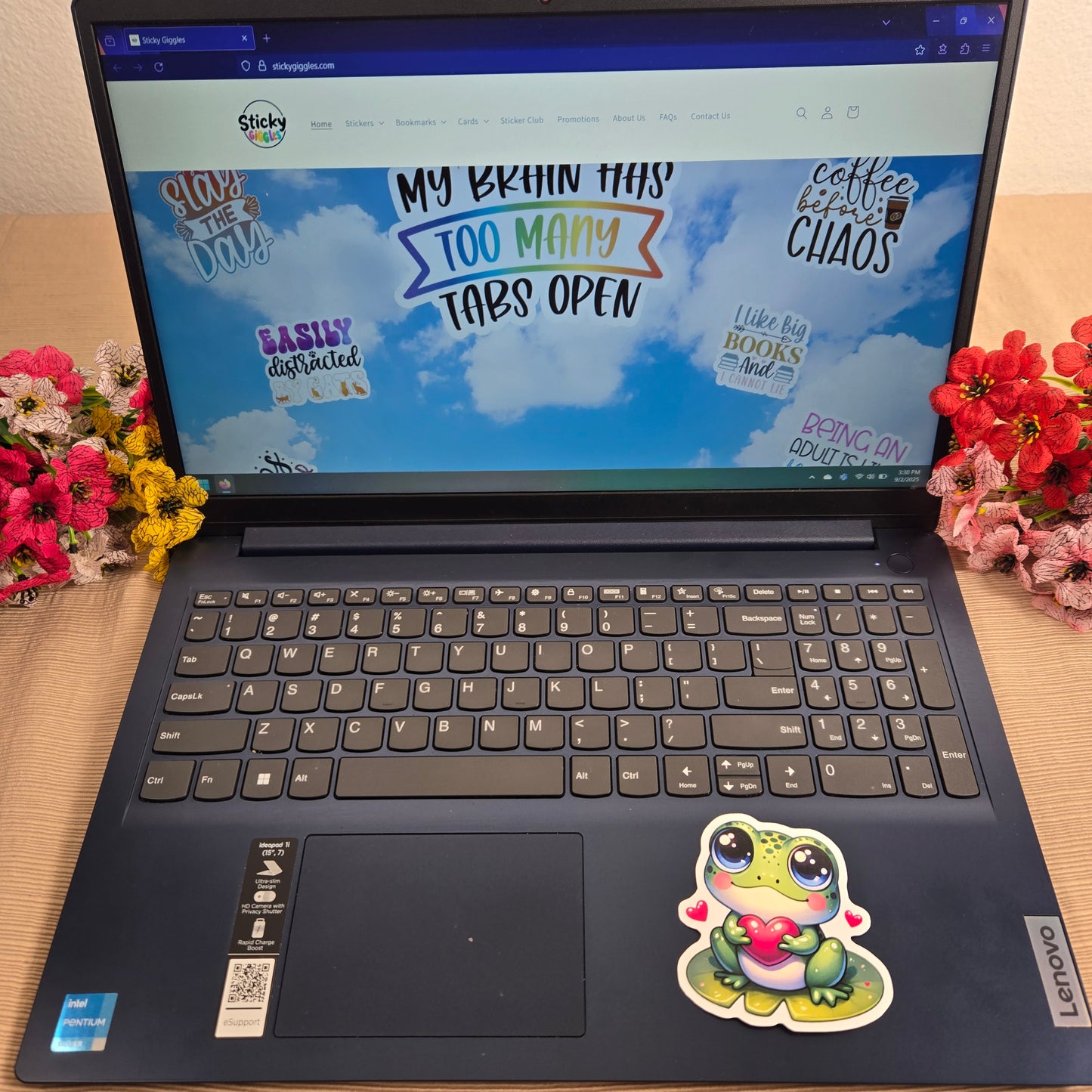 Adorable Love Frog Sticker
