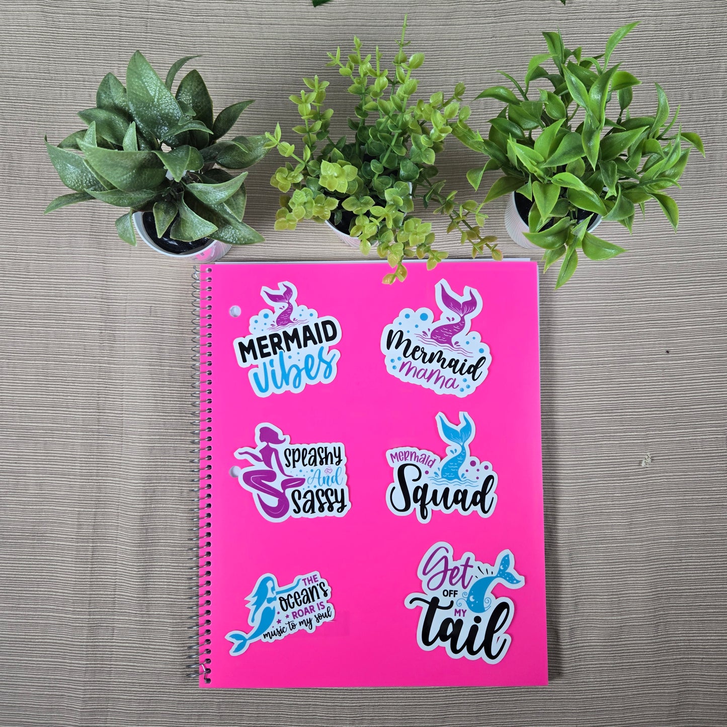Mermaid with Quote Stickers