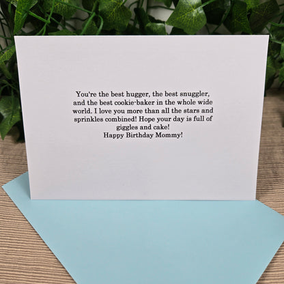Coloring Mom Happy Birthday Card 2