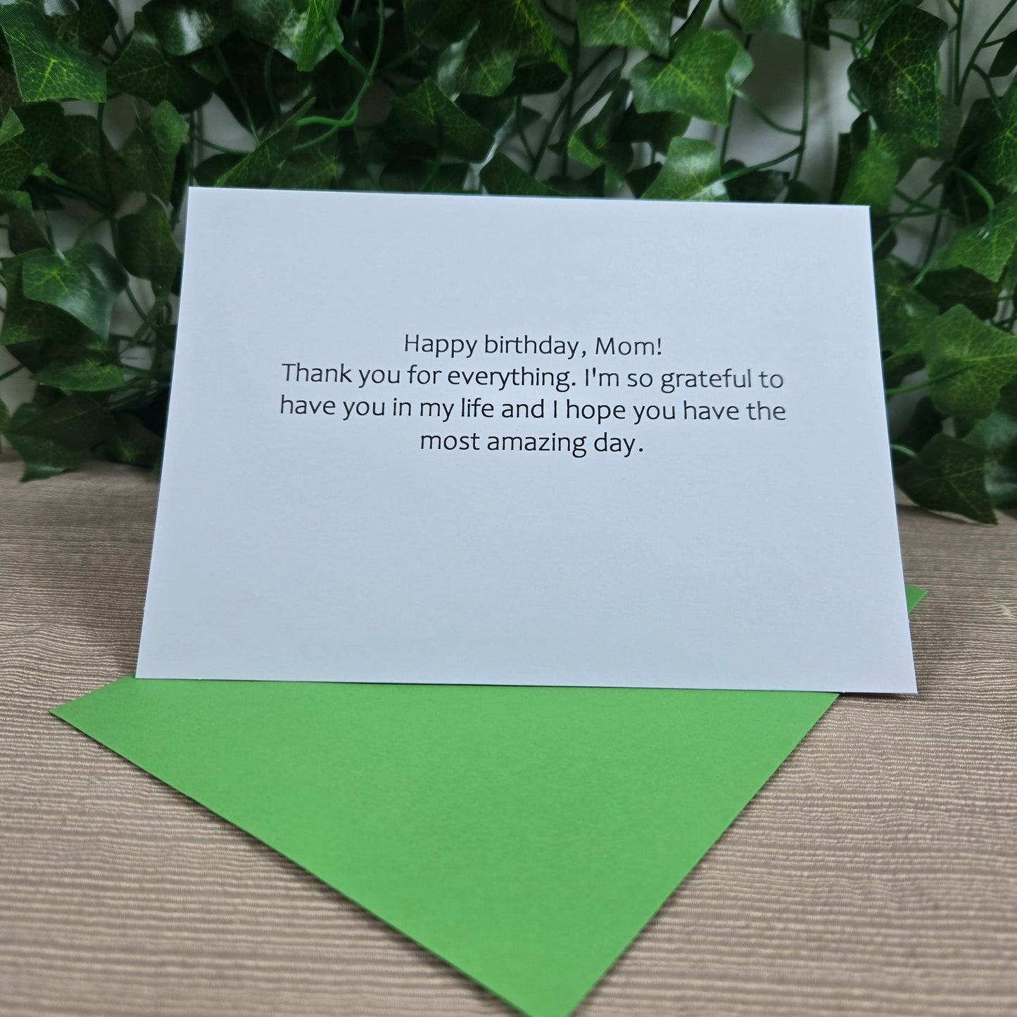 Floral Happy Birthday Mom Card