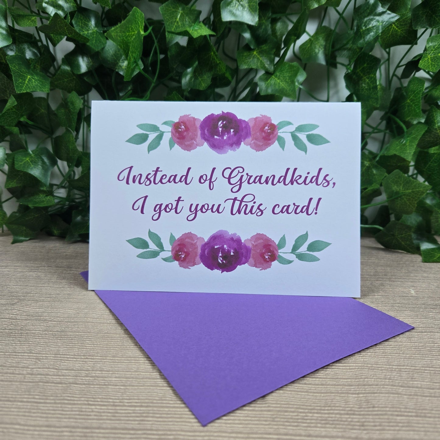 Funny Instead of Grandkids Mom Birthday Card