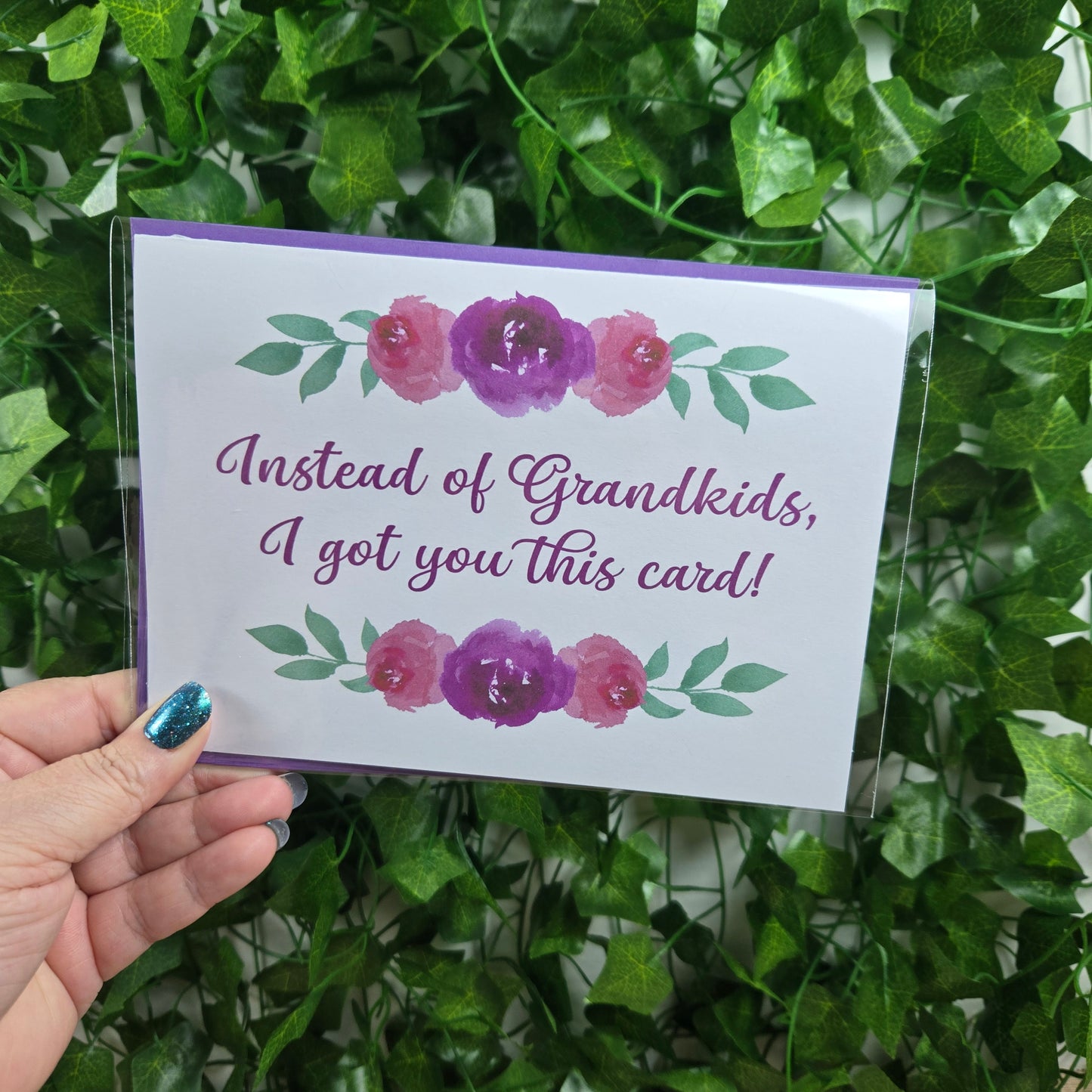 Funny Instead of Grandkids Mom Birthday Card