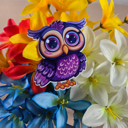 Colorful Owl Stickers