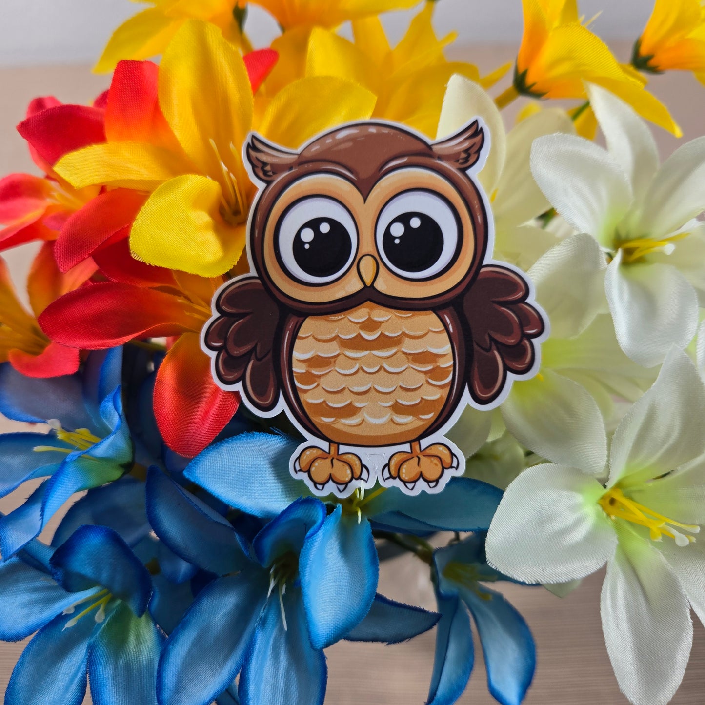 Colorful Owl Stickers