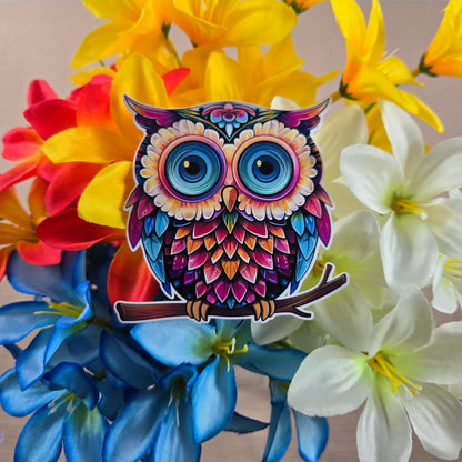 Colorful Owl Stickers