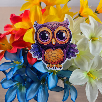 Colorful Owl Stickers