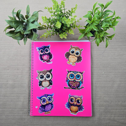 Colorful Owl Stickers