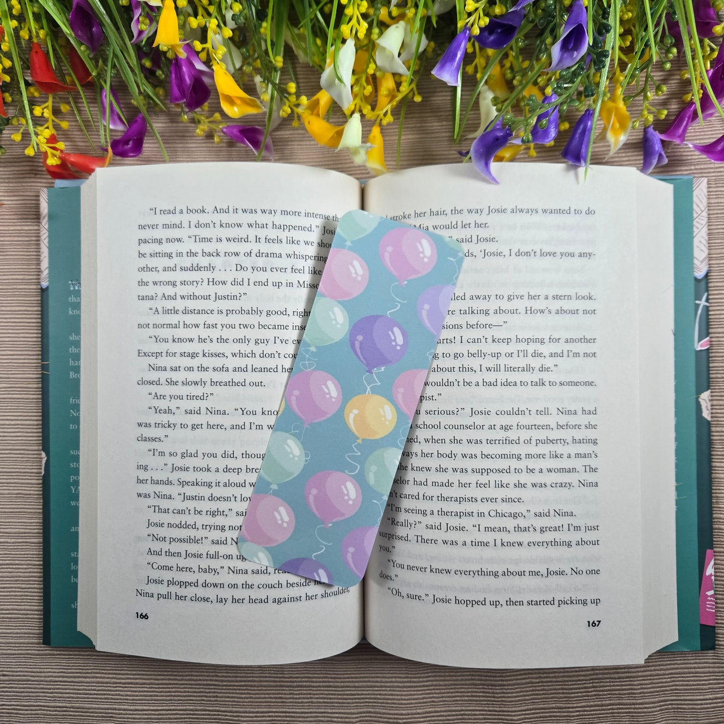 Birthday Balloons Bookmark
