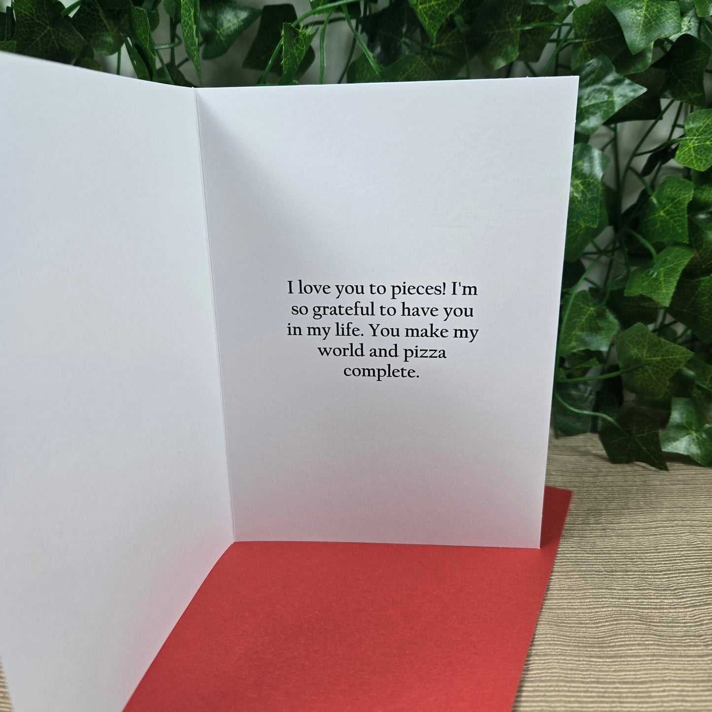 Pizza Love Card