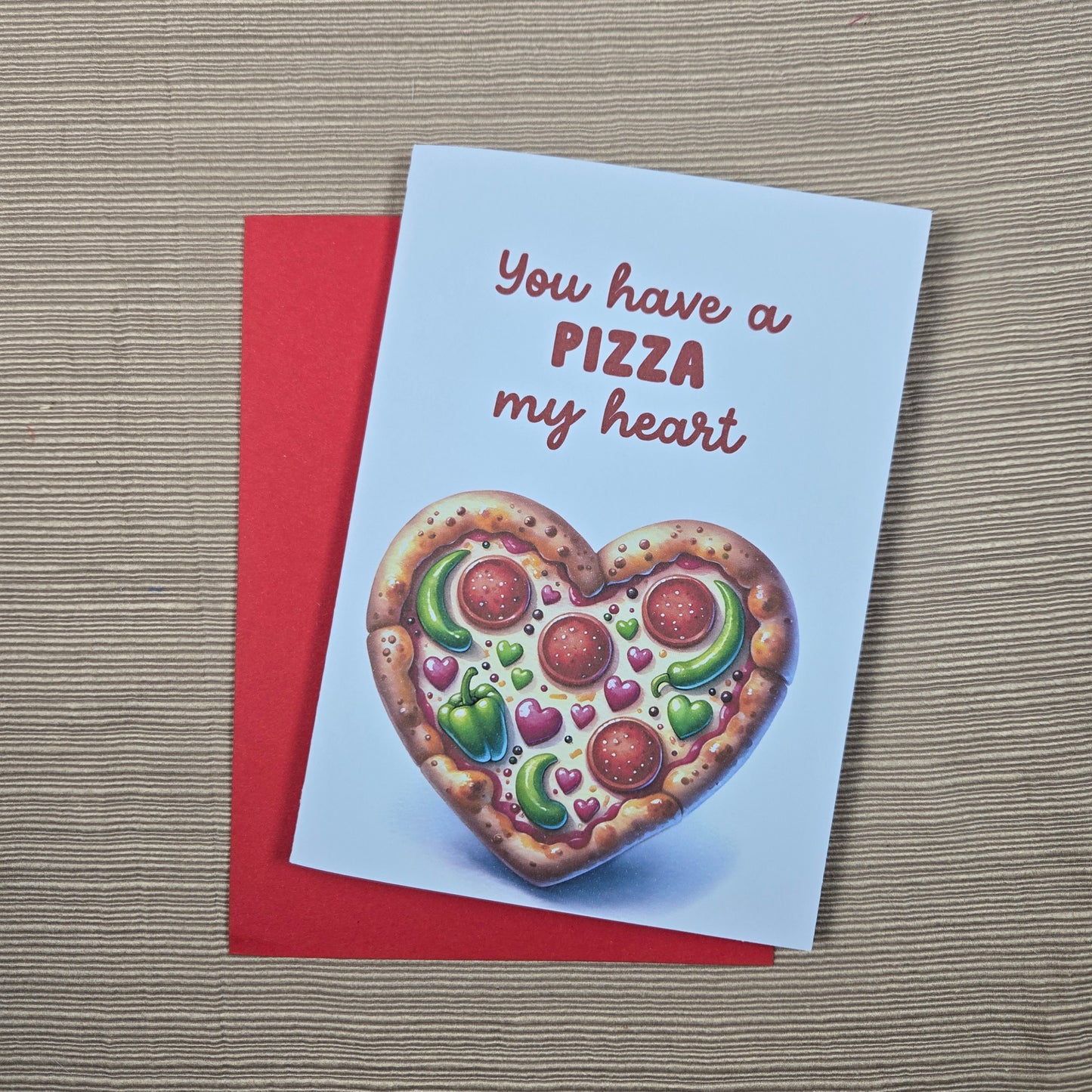 Pizza Love Card