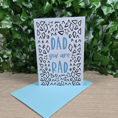 Rad Dad Birthday Card