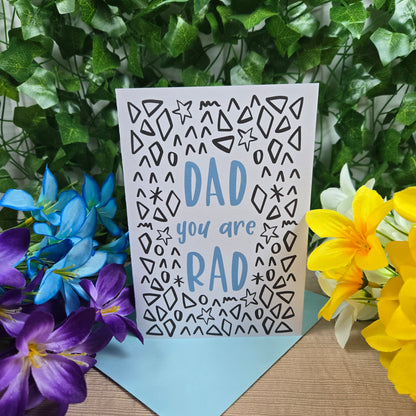 Rad Dad Birthday Card