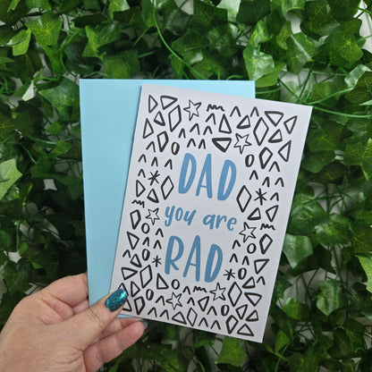Rad Dad Birthday Card