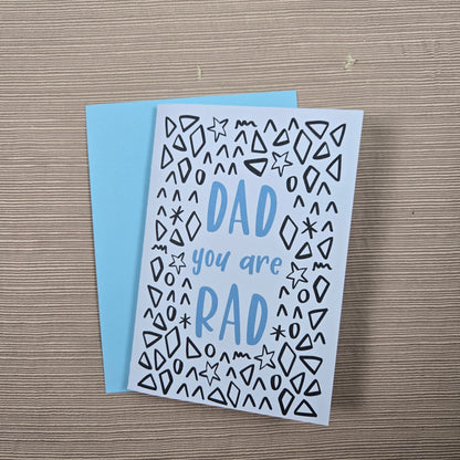 Rad Dad Birthday Card