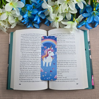 Rainbow and Unicorn Bookmark