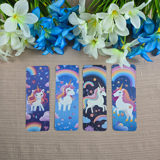 Rainbow and Unicorn Bookmark