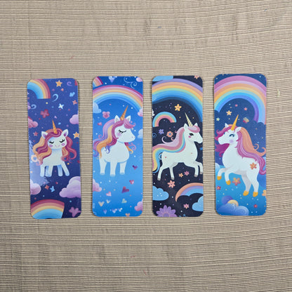 Rainbow and Unicorn Bookmark