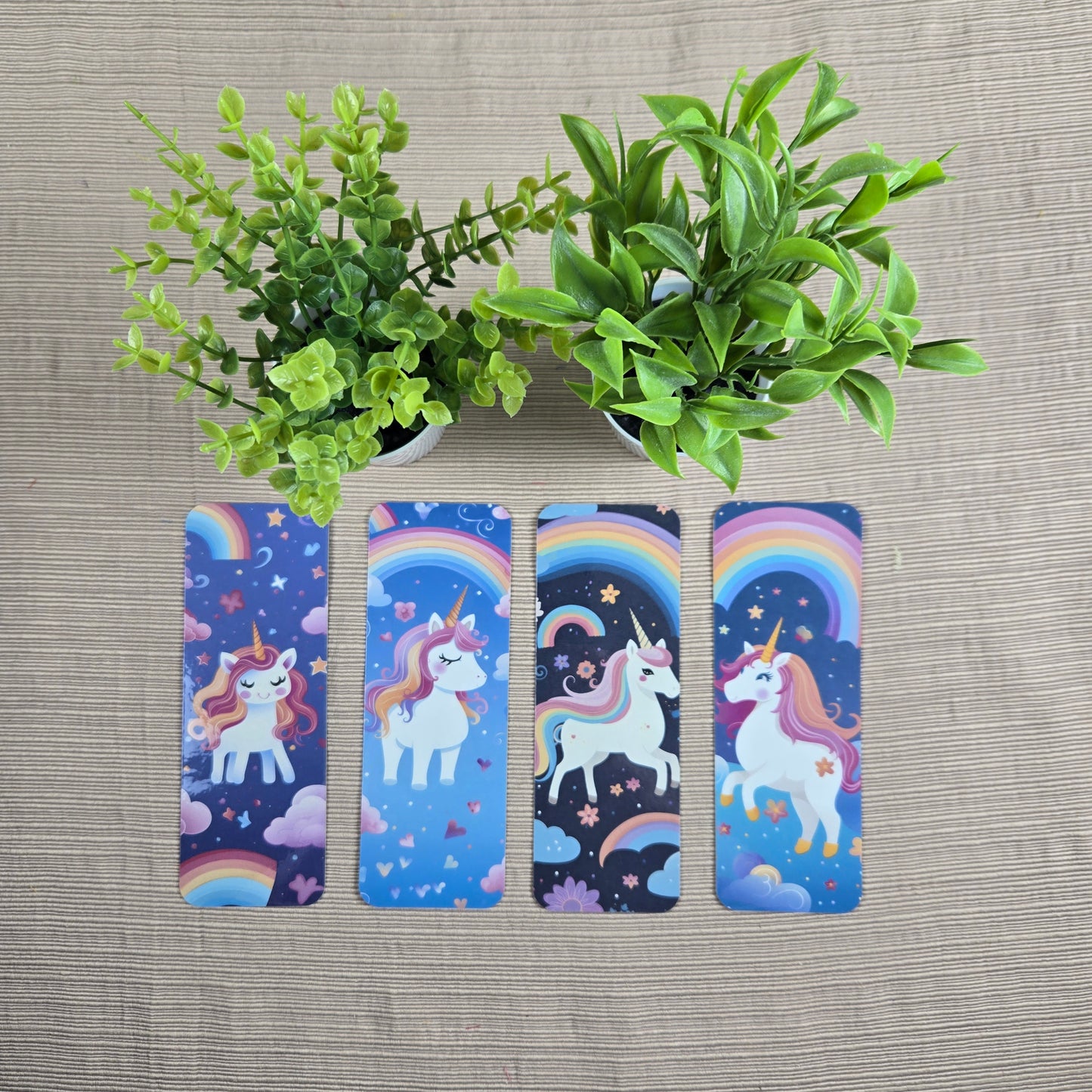 Rainbow and Unicorn Bookmark