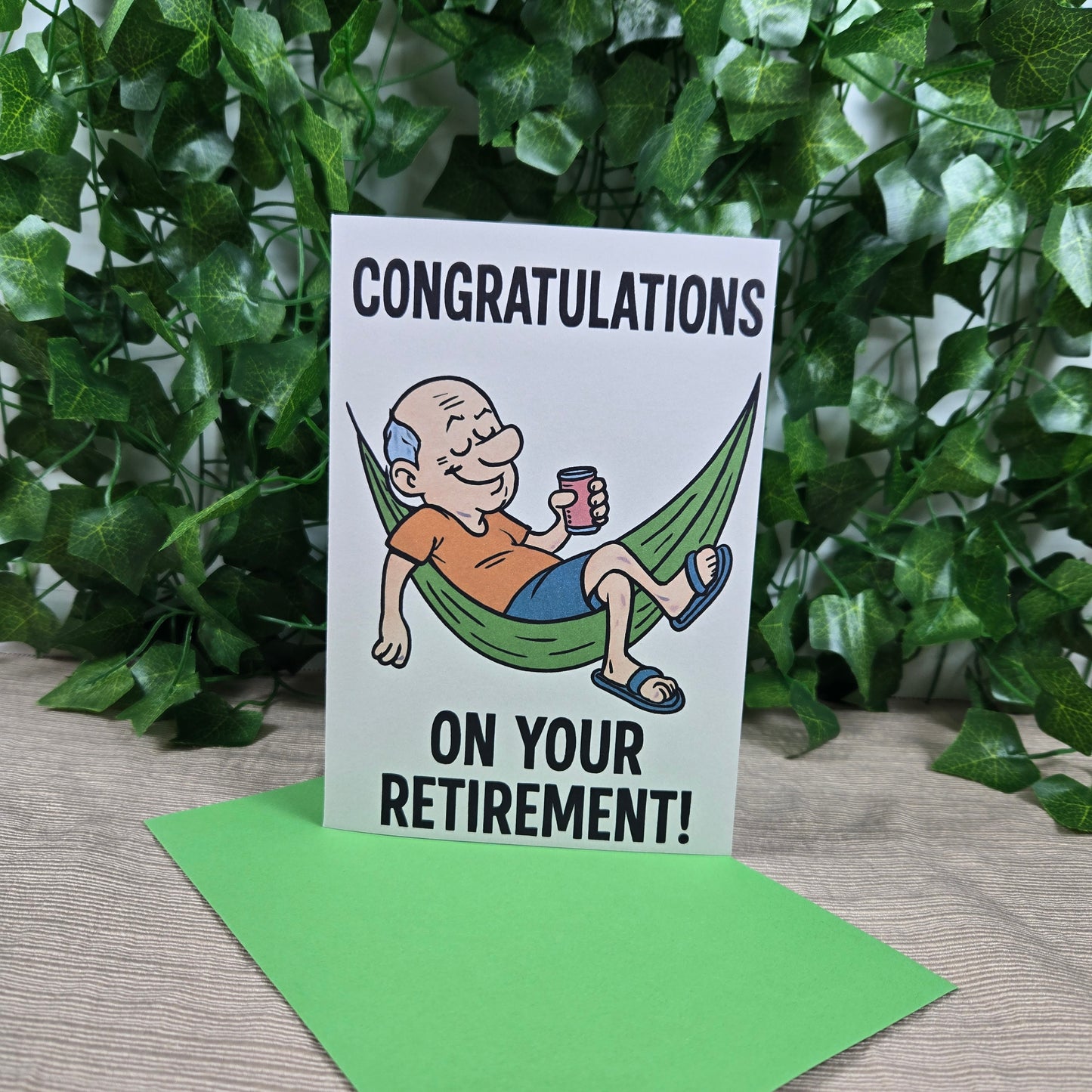 Congratulations on Retirement for Man Card