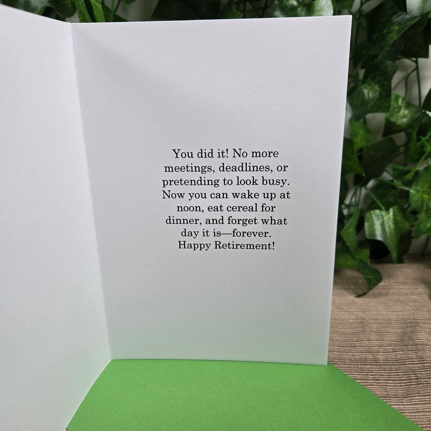 Congratulations on Retirement for Man Card