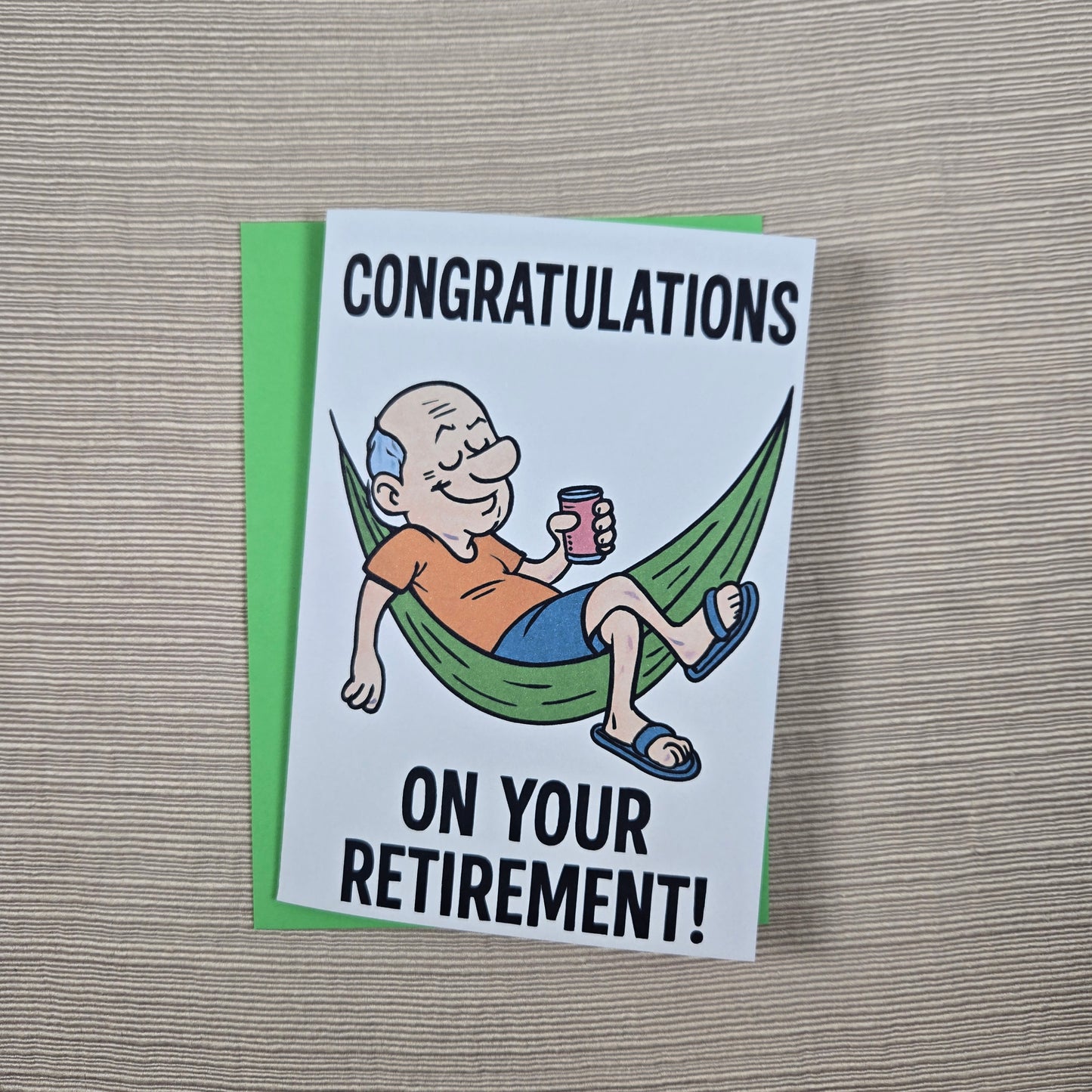 Congratulations on Retirement for Man Card