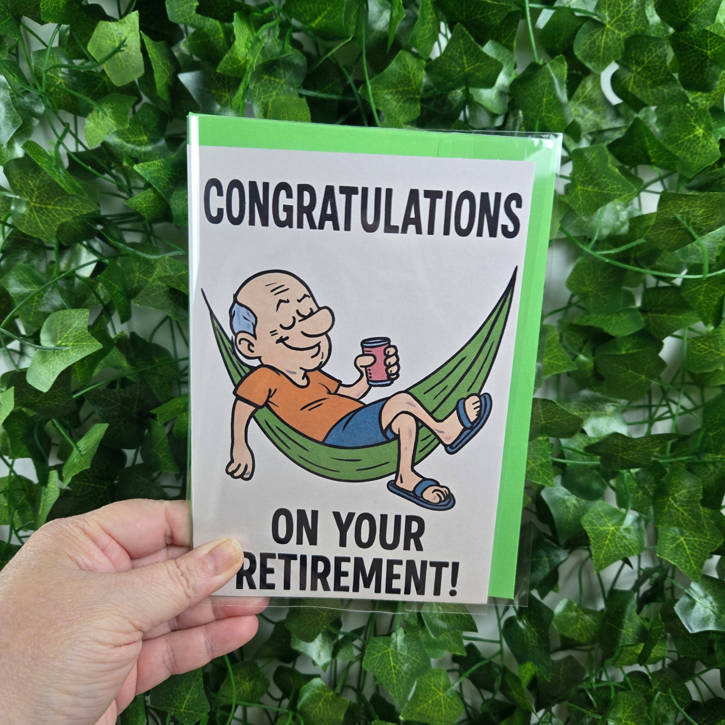 Congratulations on Retirement for Man Card