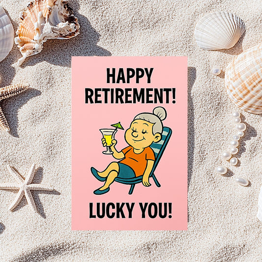 Congratulations on Retirement for Woman Card