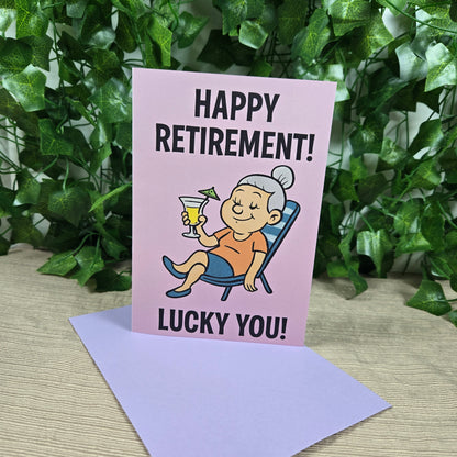 Congratulations on Retirement for Woman Card
