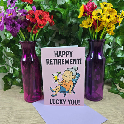Congratulations on Retirement for Woman Card