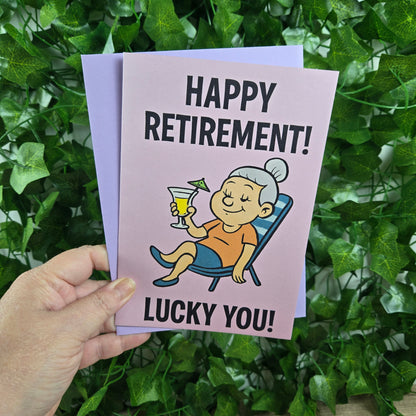 Congratulations on Retirement for Woman Card