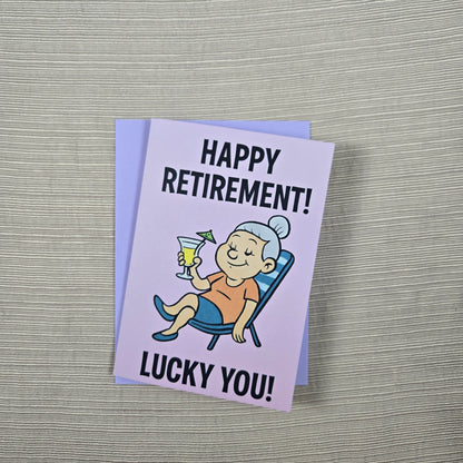 Congratulations on Retirement for Woman Card
