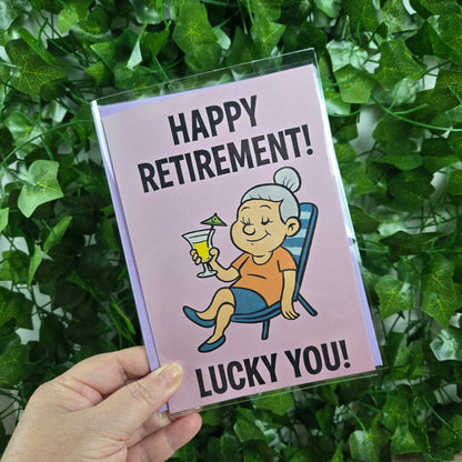Congratulations on Retirement for Woman Card