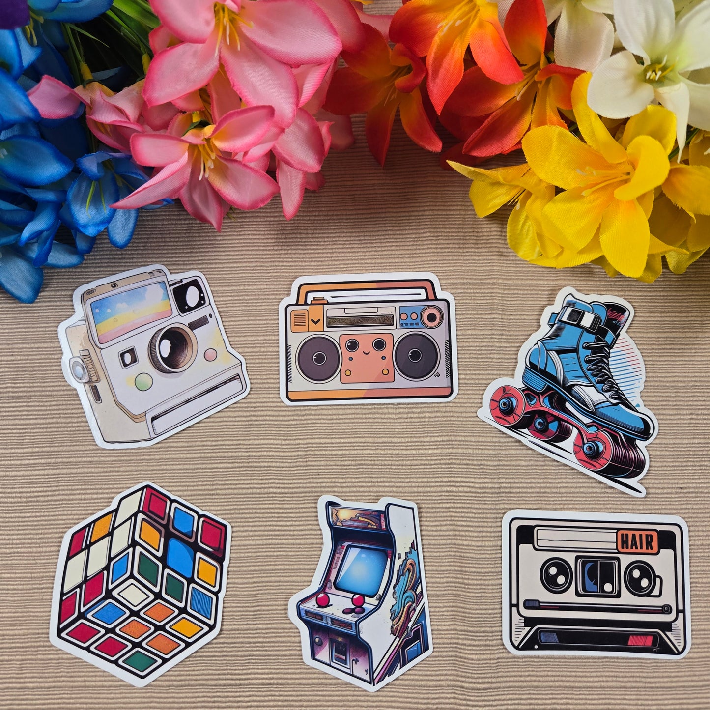 Retro 80's Stickers
