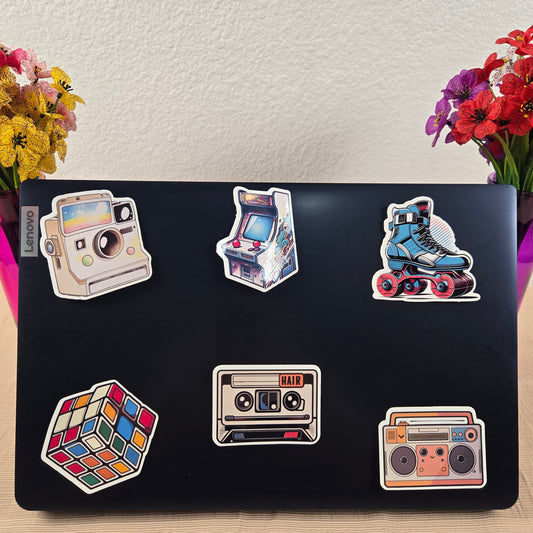 Retro 80's Stickers